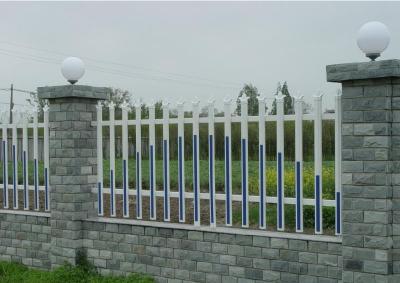 锌钢栅栏三横杆加花